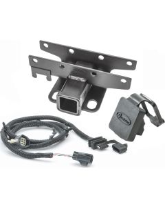 Quadratec 12015 1021 Premium 2" Hitch with Wiring Kit & Quadratec Logo Plug for 13-18 Jeep Wrangler JK 10th Anniversary Rubicon, Rubicon X, Rubicon Recon & Hard Rock Editions