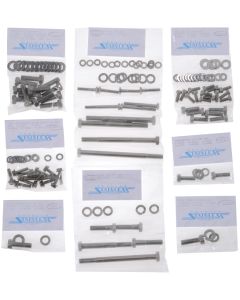 Totally Stainless 6-3476 Hex Head Engine Bolt Kit for 72-81 CJ-5, CJ-6 & CJ-7 with 304c.i. AMC Engine & Metal Valve Cover