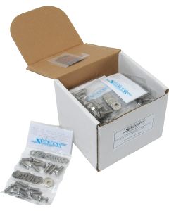 Totally Stainless 6-2499 Body Hardware Kit for 87-95 Jeep Wrangler YJ with Soft Top