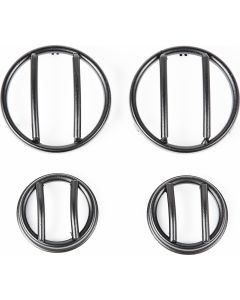 RUR SIGNAL/SIDE MARKER GRDS TEXT BLK JK