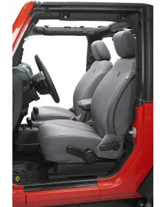 SEAT COVERS 07-12 FRONT PAIR CHARCOAL