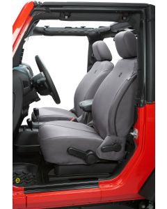 SEAT COVERS 07-12 FRONT PAIR CHARCOAL