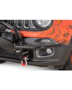 Daystar KJ50001BK Front Winch Bumper Guards for 15-17 Jeep Renegade BU