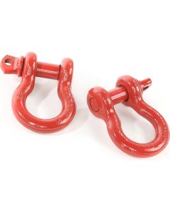 RUR D-RING 3/4IN RED - PAIR