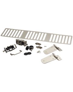 Kentrol 30505 Polished Stainless Steel Hood Set for 97 Jeep Wrangler TJ