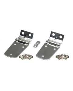 Kentrol  Stainless Steel Hood Hinge Set for 97-06 Jeep Wrangler TJ & Unlimited