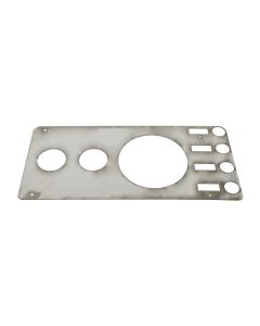 KENTROL GAUGE COVER 77-86 CJ BLK NO RAD