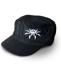 POISON SPYDER FIDEL HAT MIL STAR BLK