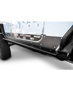 Poison Spyder 18-08-200-ALUM Aluminum Brawler Rocker for 07-18 Jeep Wrangler Unlimited JK