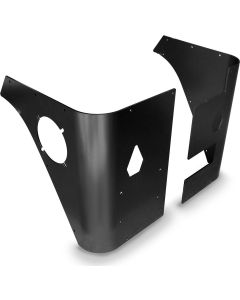 Poison Spyder 14-06-010-PC Trail Corners with OE Cutouts in Black Powdercoat for 97-06 Jeep Wrangler TJ