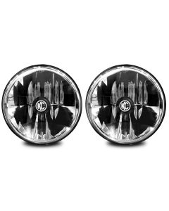 KC GRAVITY 7IN HEADLIGHT H4 PAIR TJ