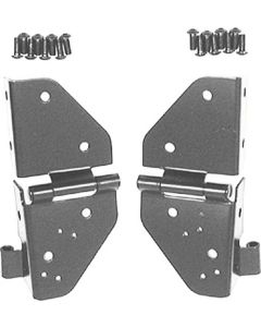 OMIX-ADA 11209.01 Windshield Hinges in Black for 76-95 Jeep CJ-5, CJ-7, CJ-8 Scrambler & Wrangler YJ