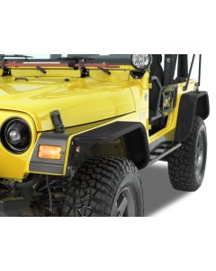 WAR 6.5IN TUBE FEND FR BLK ALU DIA YJ