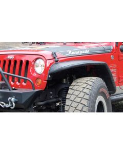 Warrior Products  Front 12.5" Wide Tube Flares for 07-18 Jeep Wrangler JK