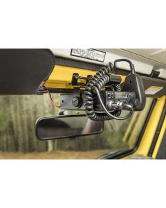 Rugged Ridge 13551.08 CB Radio Windshield Mount for 97-02 Jeep Wrangler TJ