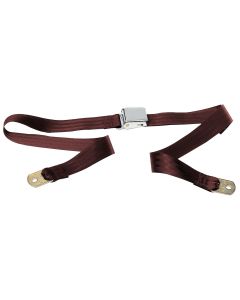 2POINT MAR LAPBELT NONRETRAC W/CHRM LFT