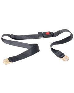 Seatbelt Solutions  2 Point Non-Retractable Lap Belt with Push-Button Buckle