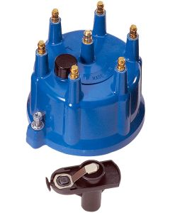 Performance Distributors  Black Distributor Firepower Cap and Rotor for 91-99 Jeep Wrangler YJ, TJ & Cherokee XJ