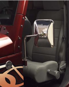 SAFARI DOOR MIRROR SET SS               117-122