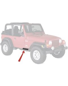 Crown Automotive  Front Fender Flare Extension for 97-06 Jeep Wrangler TJ