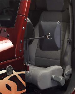 SAFARI DOOR MIRROR SET BLACK            117-124