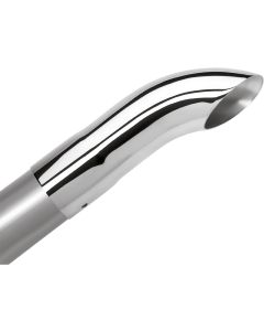 Borla 20108 Single Round Turndown Polished Tip 