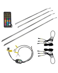 COLORTRAIL 4-Piece RGBW LED Underbody Strip Light Kit