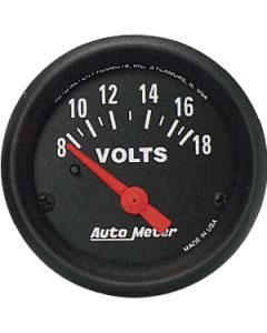 BLACK FACED 2 1/16 ELE VOLTMETER 8-18