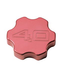 New Century Manufacturing  Billet Aluminum Oil Cap Cover for 4.0L 6CYL with 6 Ribbed Cap