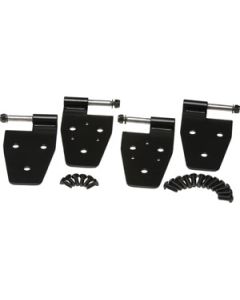 Kentrol  Stainless Steel Half Door Hinges for 87-95 Jeep Wrangler YJ