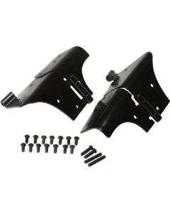 Kentrol  Stainless Steel Windshield Hinge Set for 97-06 Jeep Wrangler TJ & Unlimited