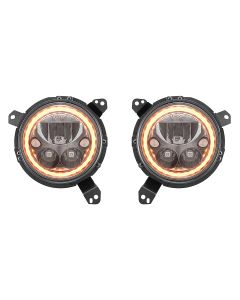 VIS VORTEX LED HDLMPS BL CHRM/AMB JL JT