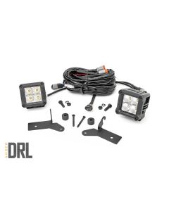 RC 2IN LED CHR AMB DRL W/ COWL MOUNT JL