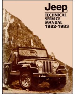 1982 TECH SERVICE MANUAL ALL JEEPS