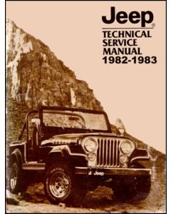 1982 TECH SERVICE MANUAL ALL JEEPS