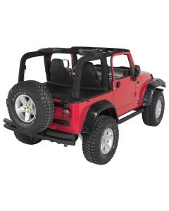 DOUBLE TUBE RECEIVER BUMPER BLACK 76-86 353-104