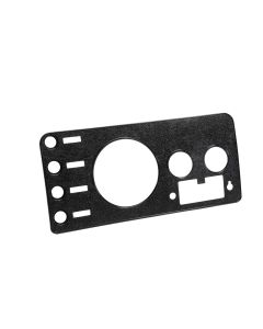 Crown Automotive J5457117 Gauge Cover for 76-86 Jeep CJ Series with Factory Style Radio