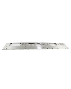 Kentrol  Dash Panel with Radio Opening in Stainless Steel for 77-86 Jeep CJ-7
