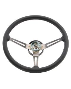 OMIX 18031.06 OE Leather Grip Steering Wheel for 76-95 Jeep CJ & Wrangler YJ