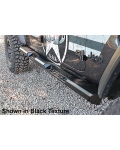 LOD JT Destroyer 4 Door Rocksliders (Bare Steel)
