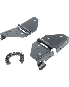 Rampage Products 7603 Windshield Hinges in Black for 76-95 Jeep CJ & Wrangler YJ