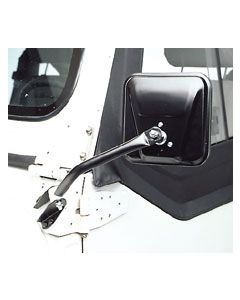 MIRRORS W/ARMS & BKTS 76-86 CJ BLK