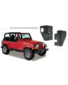 Bushwacker 14001 TrailArmor Rear Corners Guards for 97-06 TJ Bushwacker Fender Flares