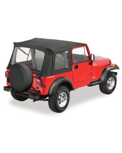 SUPERTOP W/O DOORS CJ7/YJ BLACK DENIM