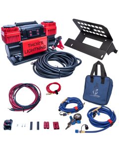 12V True Dual TotalControl Air Compressor Ultimate Bundle for Jeep JKU - Blue - ULT001BDTCK