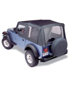 Bestop  Sailcloth Replace-a-top Soft Top with Half Door Skins for 88-95 Jeep Wrangler YJ