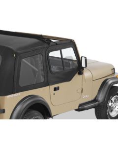 Bestop 51786-15 Upper Door Sliders for 87-95 Jeep Wrangler YJ with Sunrider or Supertop