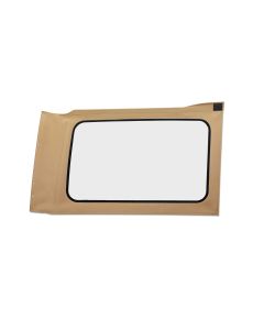 OE JL Replacement Windows - Jeep 2018-23 Wrangler JL (Quarter Right Hand; 4-Door; Tan Twill; Clear)