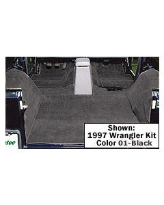 Seatz Manufacturing  Seatz Deluxe Cut Pile Carpet Set for 76-95 Jeep CJ7 & Wrangler YJ