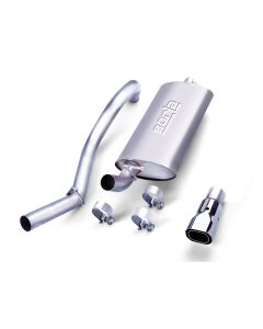 Borla 14728 T-304 Stainless Steel Cat-Back System for 97-99 Jeep Wrangler TJ with 2.5L I-4 & 4.0L I-6 Engines